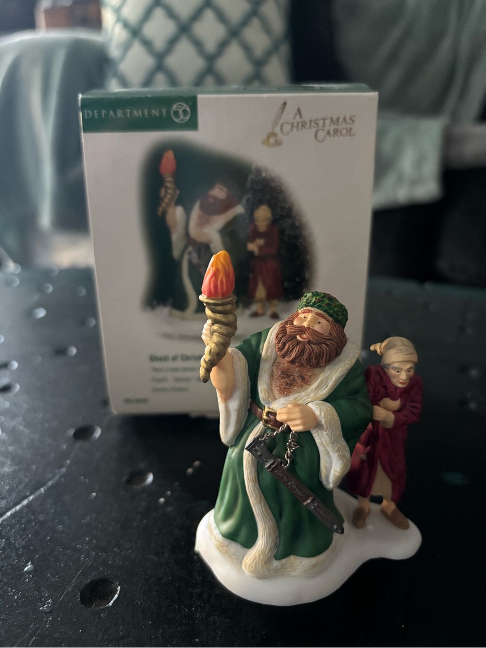 Dept 56 Dickens Village Series ‘Ghost of Christmas Present Visits Scrooge’